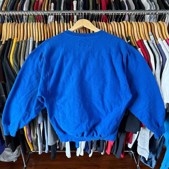 Vintage 90s Blue Steve & Barry's Indiana State University Crewneck Jumper - Picture 5 of 5